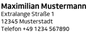 Musterabdruck