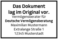 Musterabdruck